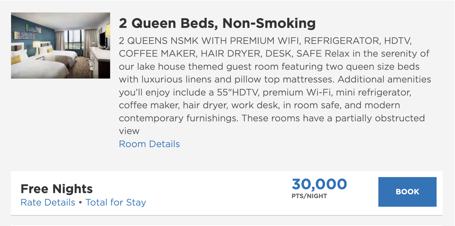 wyndham lake buena vista award booking